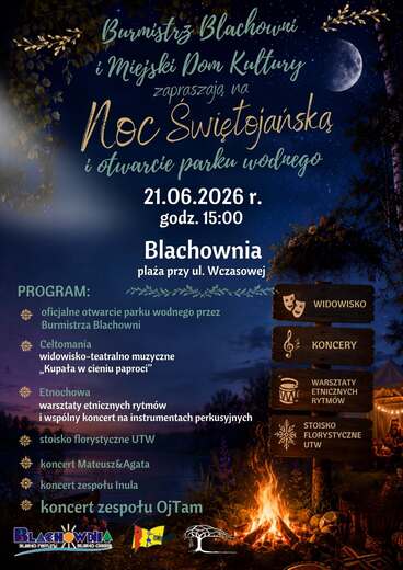 Noć Świętojńska i otwarcie parku wodnego