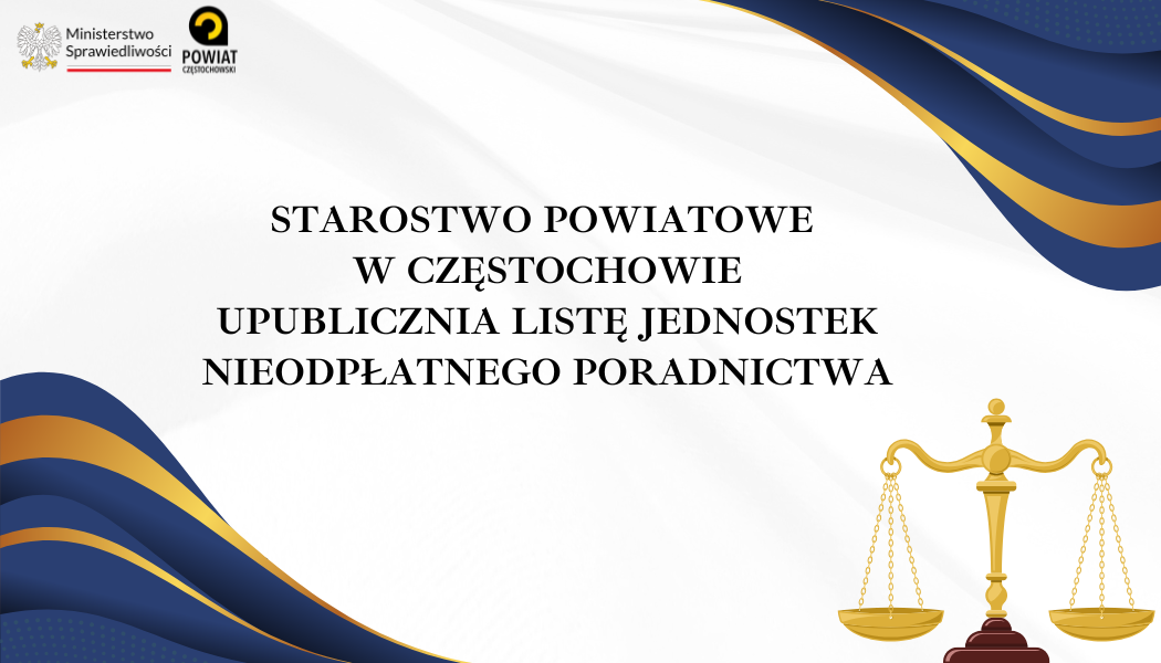 Darmowe porady prawne w&nbsp;Częstochowie - lista jednostek neodpłatnego poradnictwa