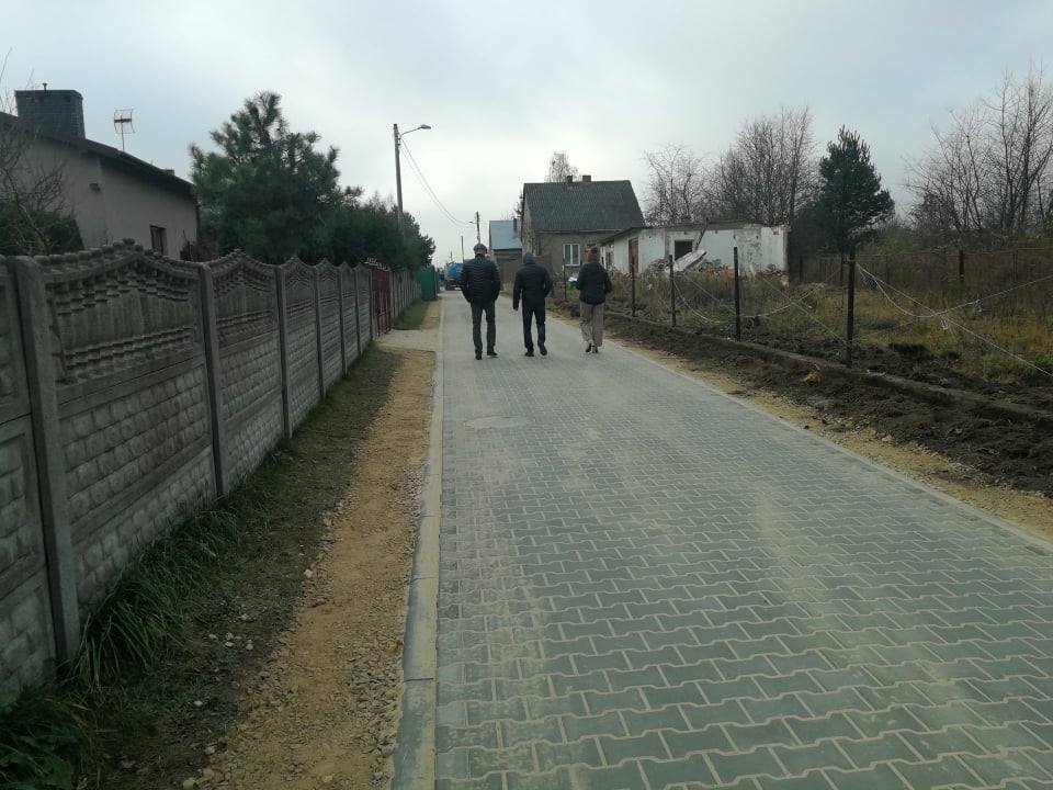 Ulica Słoneczna po modernizacji