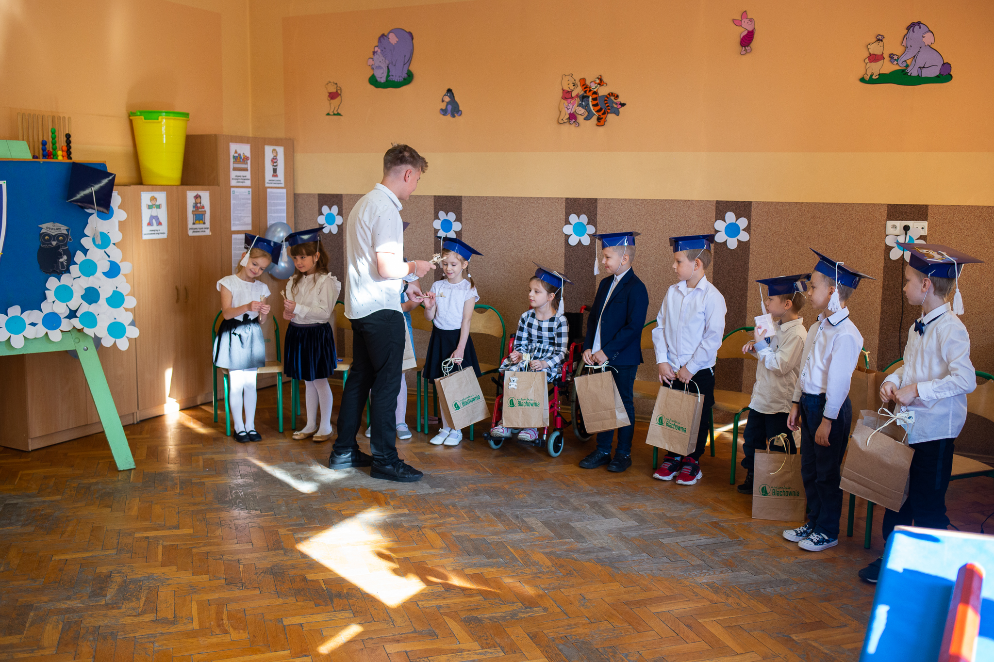 Pasowanie na ucznia w szkole podstawowej nr 3 w Blachowni