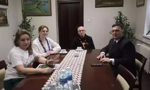 Burmistrz i przedstawiecie ZHP Częstochowa