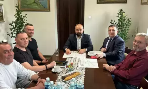 Spotkanie Burmistrza Blachowni z przedstawicielami MPK