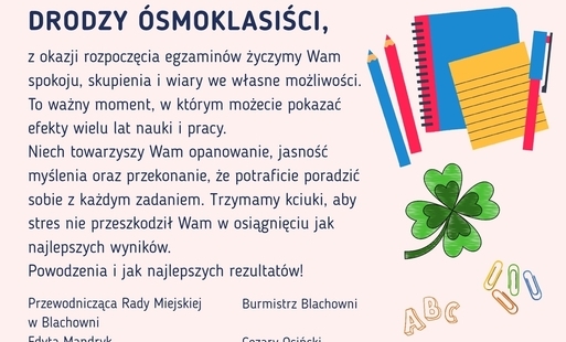 Życzenia dla Ósmokasitów