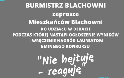 Zdjęcie do Zaproszenie na debatę do Centrum Aktywności Obywatelskiej w dniu 9 maja 2023 na godz. 10:00